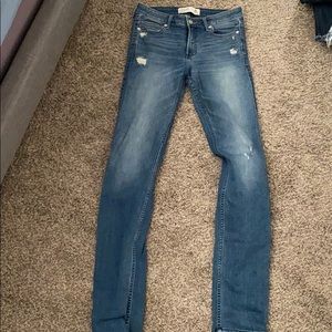 Abercrombie & Fitch dark wash straight jeans